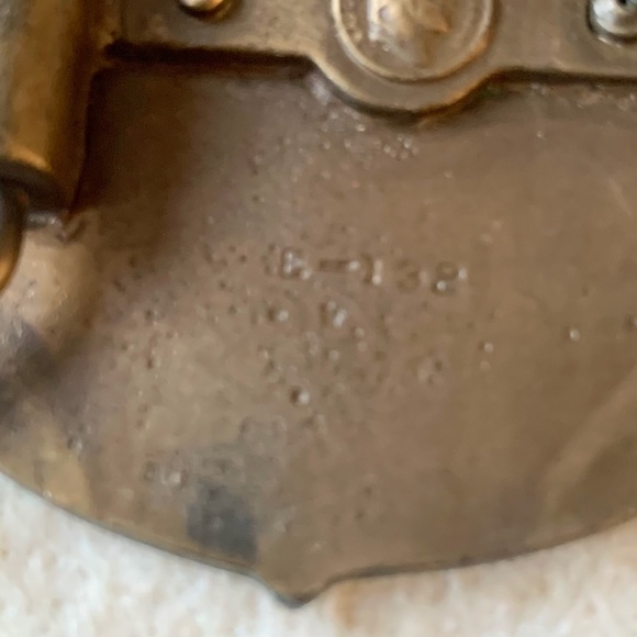 Vintage Brass Confederate States Cavalry Corps Belt Buckle 1970's CSA - Picture 5 of 7